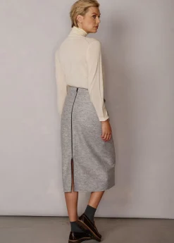 Damen Luis Trenker Bleistiftrock Aus Leichtem Walk Luisla