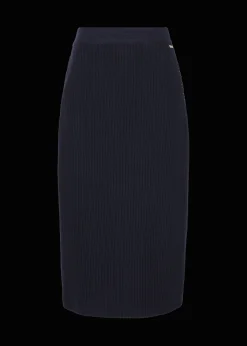 Damen Luis Trenker Bleistiftrock Im Rippstrick Luisla