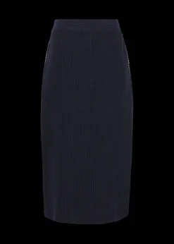 Damen Luis Trenker Bleistiftrock Im Rippstrick Luisla