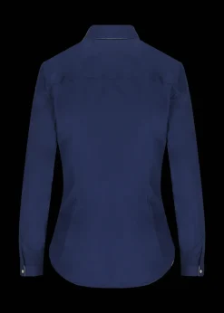 Damen Luis Trenker Bluse Aus Baumwollstretch Lubea