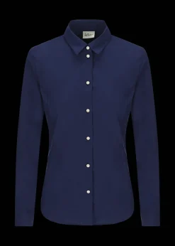 Damen Luis Trenker Bluse Aus Baumwollstretch Lubea