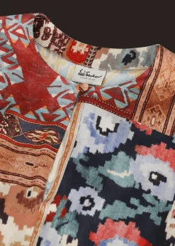 Damen Luis Trenker Bluse Mit em Patchwork-Print Lugiada