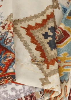 Damen Luis Trenker Bluse Mit em Patchwork-Print Lugiada