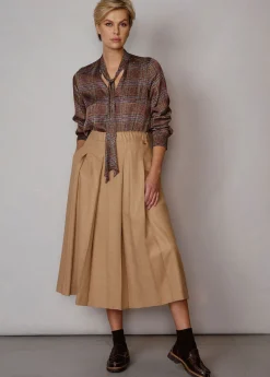 Damen Luis Trenker Bluse Mit Prince Of Wales Print Lubrida