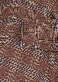 Damen Luis Trenker Bluse Mit Prince Of Wales Print Lubrida