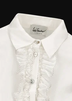 Damen Luis Trenker Bluse Mit Rüschendetail Lubrenda