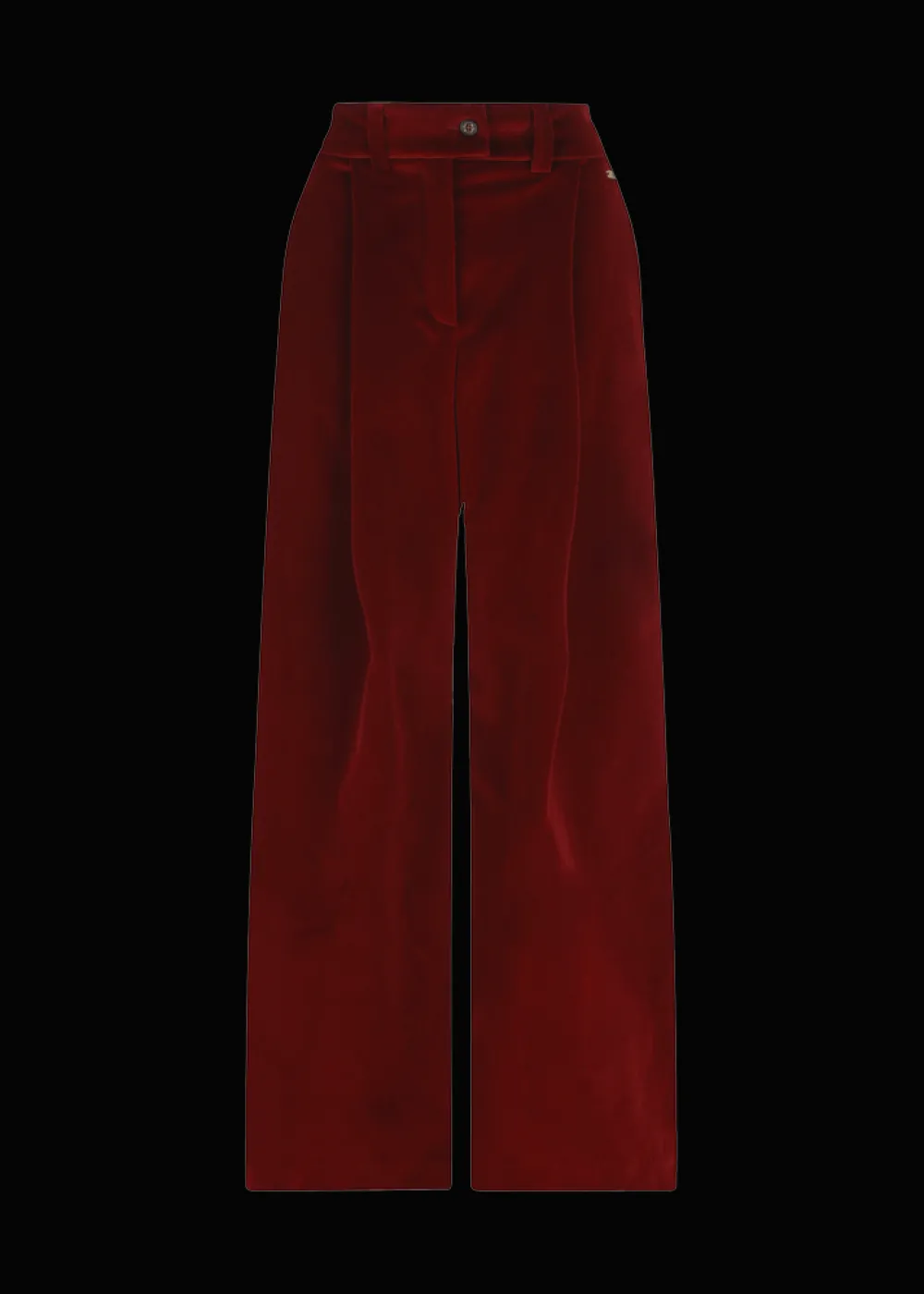 Damen Luis Trenker Bundfaltenhose Aus Samt Luxara