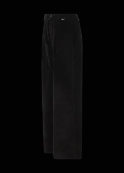 Damen Luis Trenker Bundfaltenhose Aus Samt Luxara