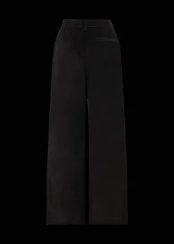 Damen Luis Trenker Bundfaltenhose Aus Samt Luxara