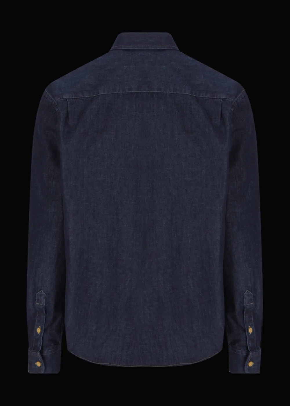 Herren Luis Trenker Button-Down-Hemd Im Dark Denim Look Lubenzio