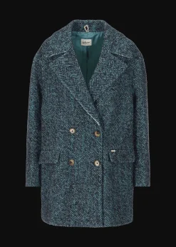 Damen Luis Trenker Caban-Jacke Im Wollmix Lumarta