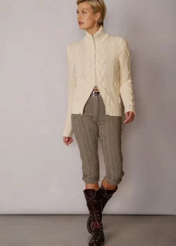 Damen Luis Trenker Cardigan Im Strickmuster-Mix Lualba