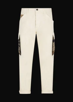 Herren Luis Trenker Cargo-Hose Aus Baumwollgabardine Luberno