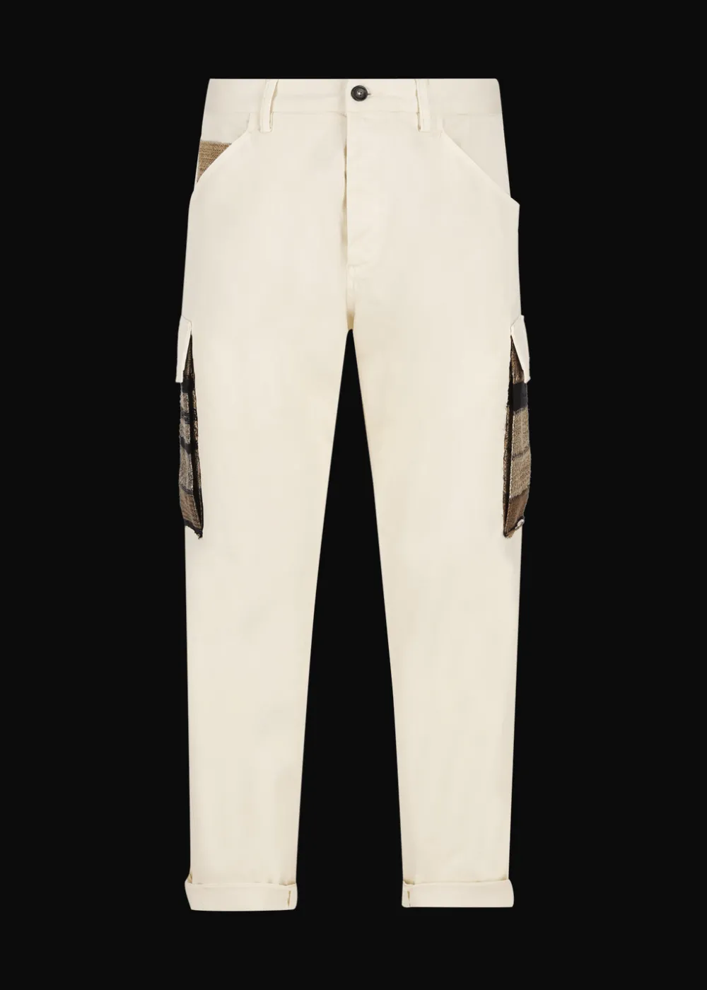 Herren Luis Trenker Cargo-Hose Aus Baumwollgabardine Luberno