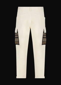 Herren Luis Trenker Cargo-Hose Aus Baumwollgabardine Luberno