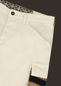 Herren Luis Trenker Cargo-Hose Aus Baumwollgabardine Luberno