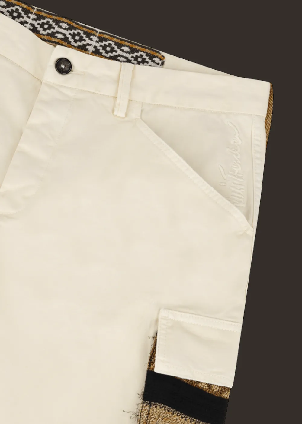 Herren Luis Trenker Cargo-Hose Aus Baumwollgabardine Luberno