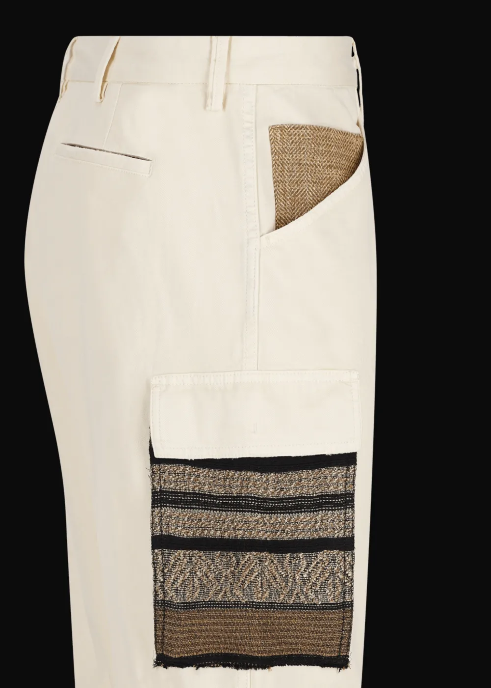 Herren Luis Trenker Cargo-Hose Aus Baumwollgabardine Luberno