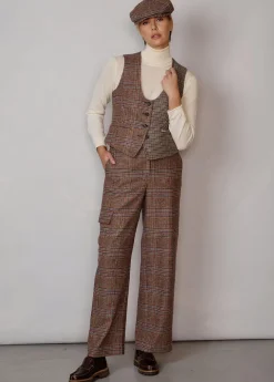 Damen Luis Trenker Cargohose Im Wollmix Lulicia