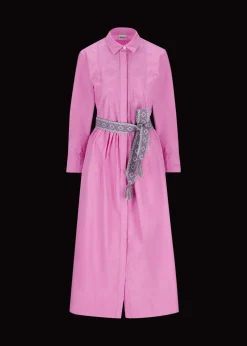 Damen Luis Trenker Chemisier-Kleid Mit Stickerei Lucrena