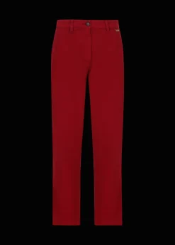 Damen Luis Trenker Chino-Hose Aus Baumwollgabardine Luloraine