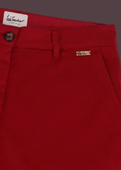 Damen Luis Trenker Chino-Hose Aus Baumwollgabardine Luloraine