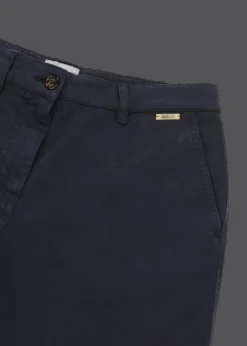 Damen Luis Trenker Chino-Hose Aus Baumwollgabardine Luloraine