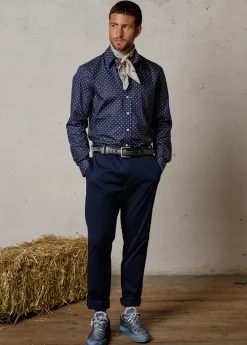 Herren Luis Trenker Chino-Hose Aus Baumwollstretch Lubono