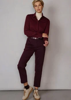 Damen Luis Trenker Chino-Hose Aus Baumwollstretch Luloraine