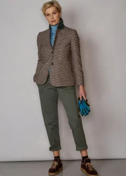 Damen Luis Trenker Chino-Hose Aus Baumwollstretch Luloraine