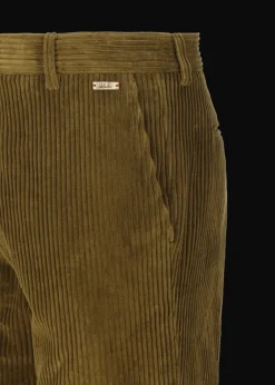 Herren Luis Trenker Chino-Hose Aus Cord Lubruneu