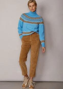 Damen Luis Trenker Chino-Hose Aus Cord Luloraine