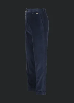 Herren Luis Trenker Chino-Hose Aus Feinem Cord Lubruneu