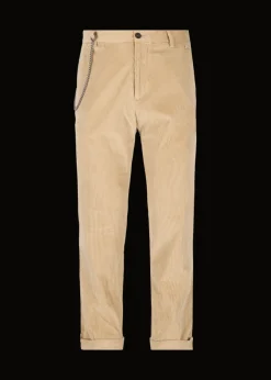 Herren Luis Trenker Chino-Hose Aus Feinem Cord Lubruneu