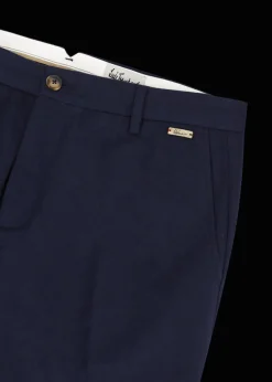 Herren Luis Trenker Chino-Hose Aus Wollflanell Lubruneu