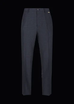 Herren Luis Trenker Chino-Hose Mit Hahnentrittmuster Lubogi