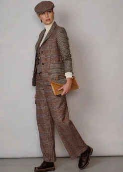 Damen Luis Trenker Clutch Im Materialmix Lubrief