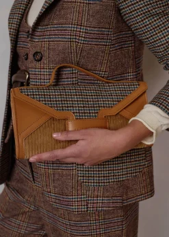 Damen Luis Trenker Clutch Im Materialmix Lubrief