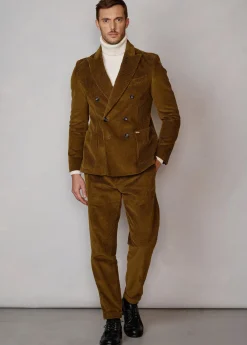 Herren Luis Trenker Cord-Blazer Mit Revers Lusimone