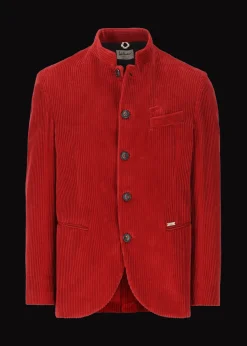 Herren Luis Trenker Cordblazer Mit Stehkragen Lusandretto