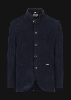Herren Luis Trenker Cordblazer Mit Stehkragen Lusandretto
