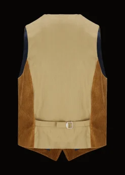 Herren Luis Trenker Cord-Weste Lusebastian