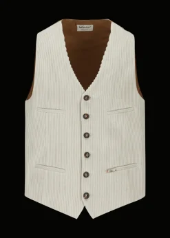 Herren Luis Trenker Cord-Weste Lusebastian