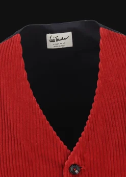 Herren Luis Trenker Cord-Weste Lusebastian