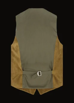 Herren Luis Trenker Cord-Weste Lusebastian