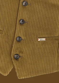 Herren Luis Trenker Cord-Weste Lusebastian