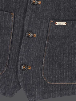Herren Luis Trenker Dark Denim Weste Lusven