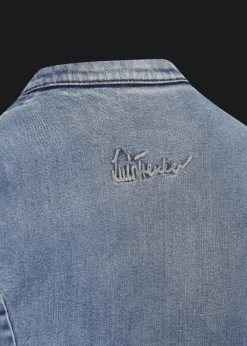 Herren Luis Trenker Denim-Weste Lusavio