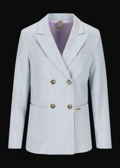 Damen Luis Trenker Doppelreihiger Blazer Mit Nadelstreifen Luscilla