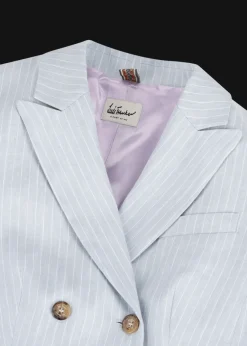 Damen Luis Trenker Doppelreihiger Blazer Mit Nadelstreifen Luscilla